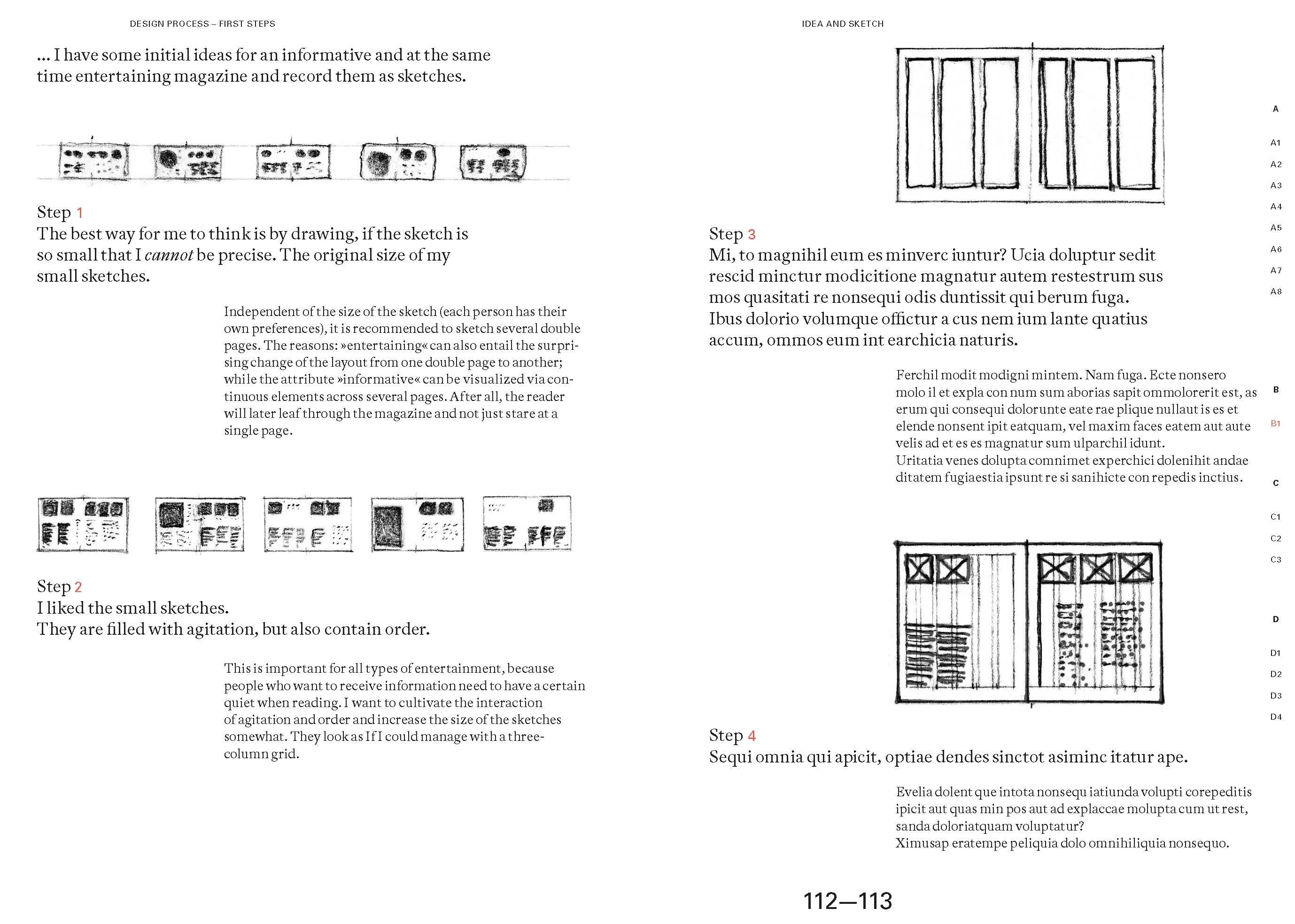 Beispielinhalt (Bild) Structuring Design