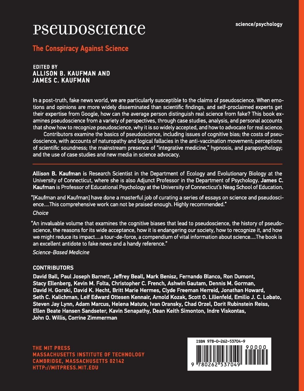 Rückseitencover Pseudoscience