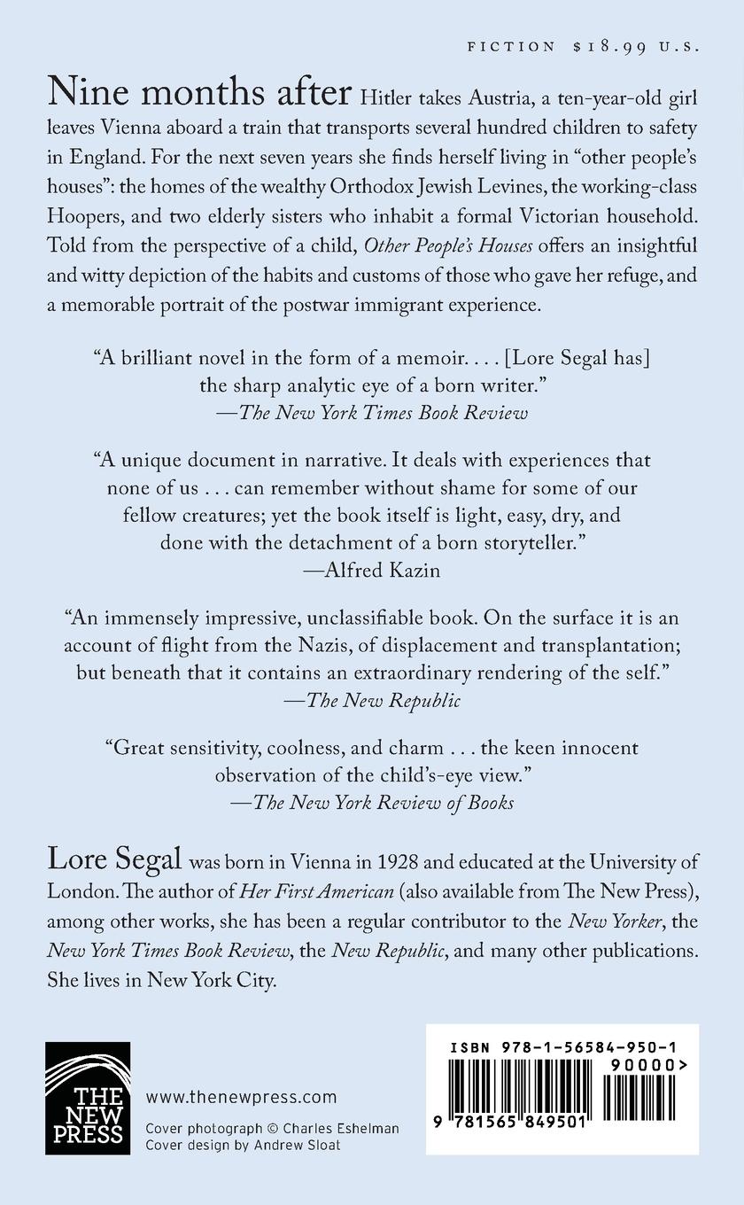 Rückseitencover Other People's Houses