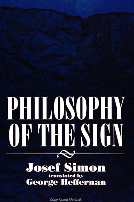 Vorderes Coverbild Philosophy of the Sign