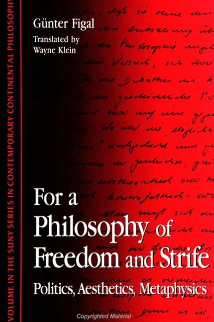 Vorderes Coverbild For a Philosophy of Freedom and Strife