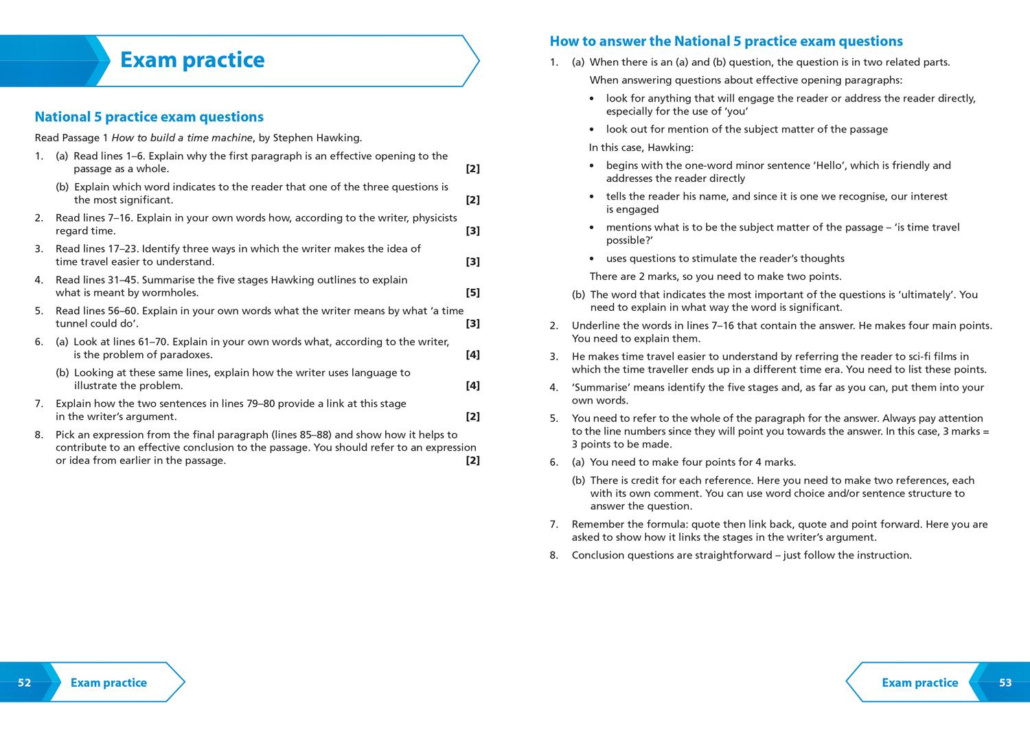 Beispielinhalt (Bild) National 5/Higher English Revision: Reading for Understanding, Analysis and Evaluation