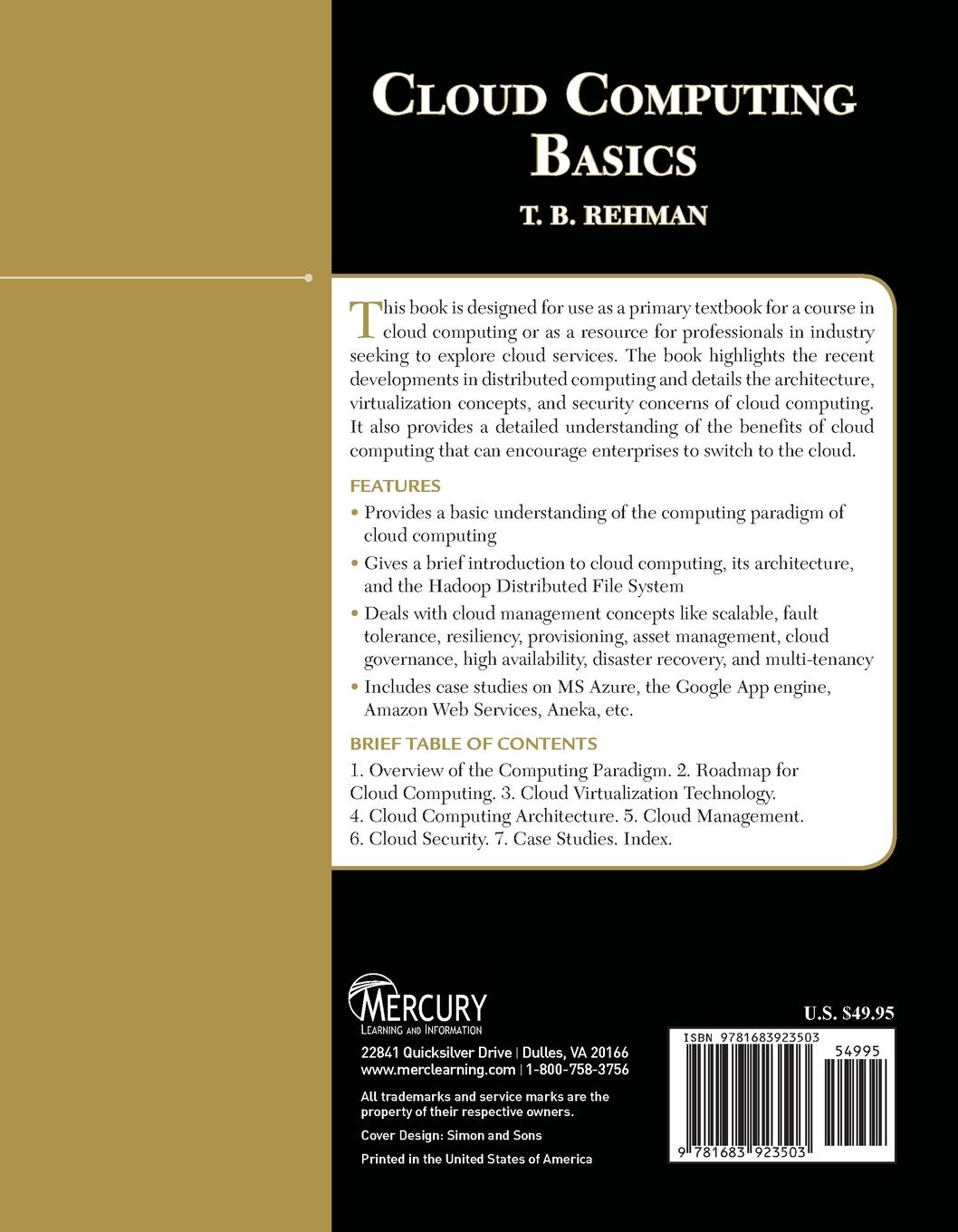 Rückseitencover Cloud Computing Basics