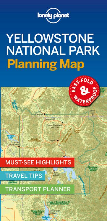 Vorderes Coverbild Lonely Planet Yellowstone National Park Planning Map