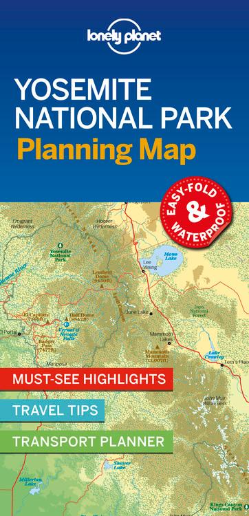 Vorderes Coverbild Lonely Planet Yosemite National Park Planning Map