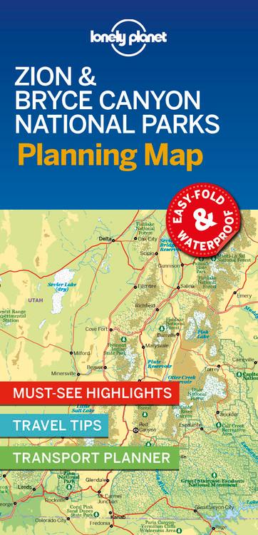 Vorderes Coverbild Lonely Planet Zion & Bryce Canyon National Parks Planning Map