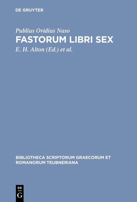 Vorderes Coverbild Fastorum libri sex