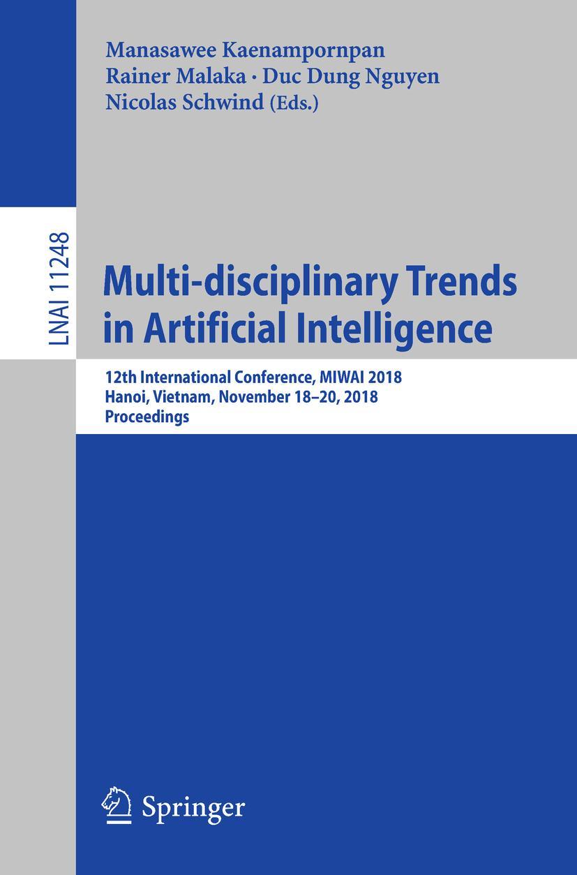 Vorderes Coverbild Multi-disciplinary Trends in Artificial Intelligence