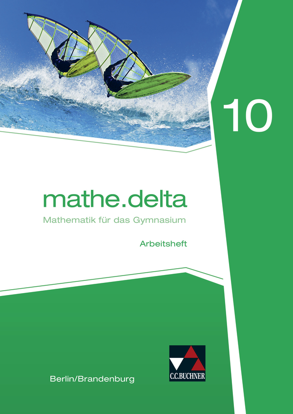 Vorderes Coverbild mathe.delta 10 Arbeitsheft Berlin/Brandenburg