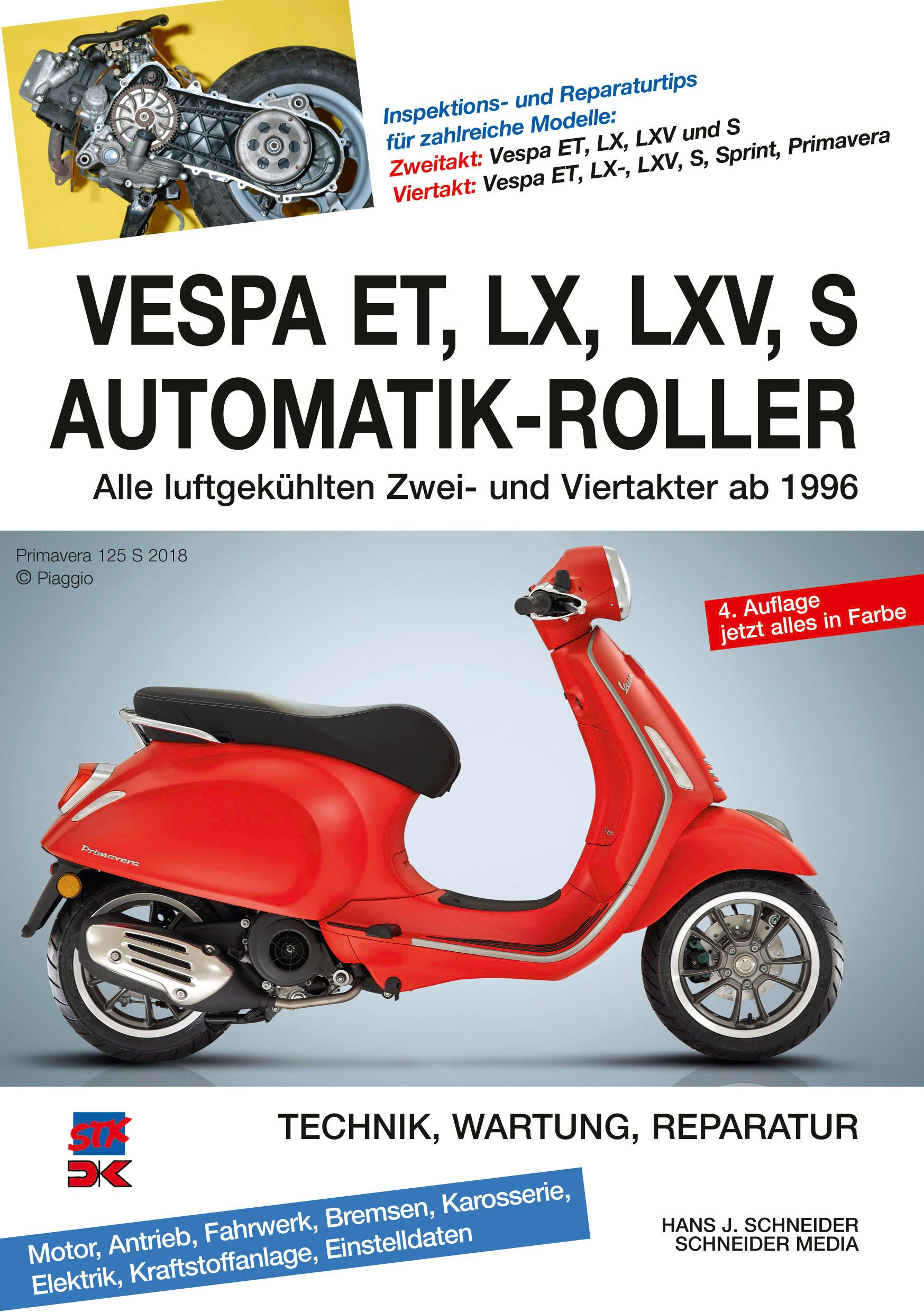 Vorderes Coverbild Vespa ET, LX, LXV, S Automatik-Roller