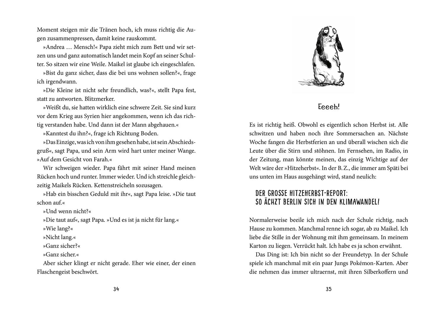 Beispielinhalt (Bild) Unterwegs mit Kaninchen