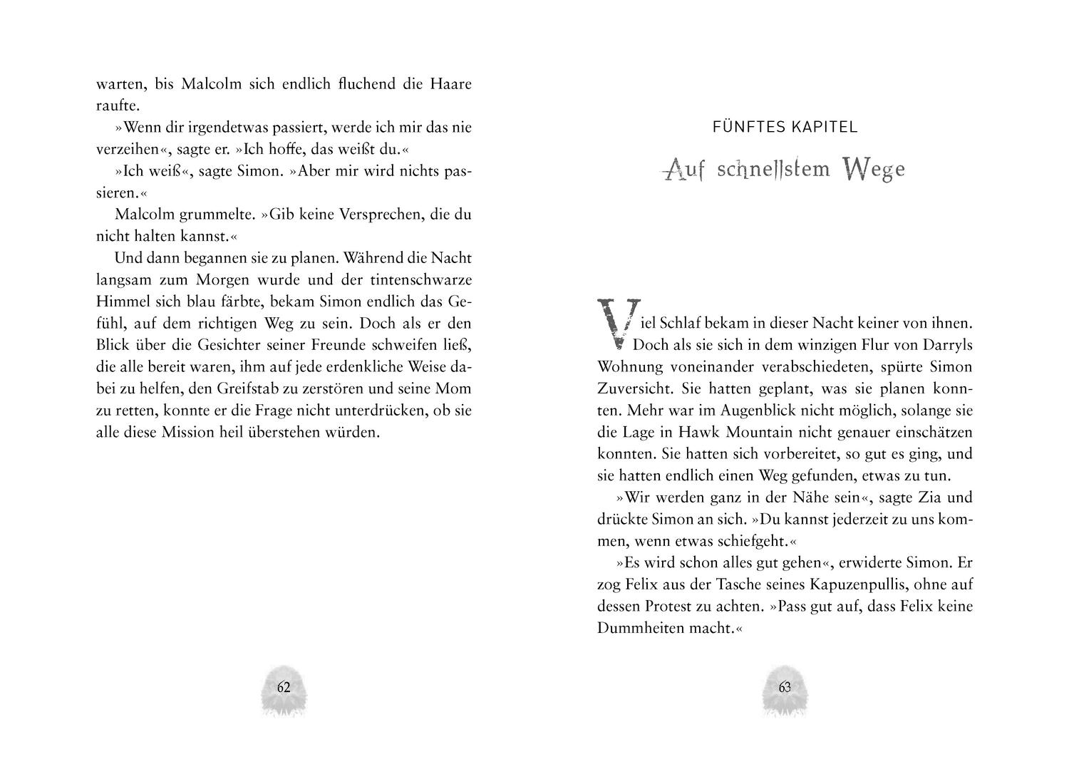 Beispielinhalt (Bild) Animox 05. Der Flug des Adlers