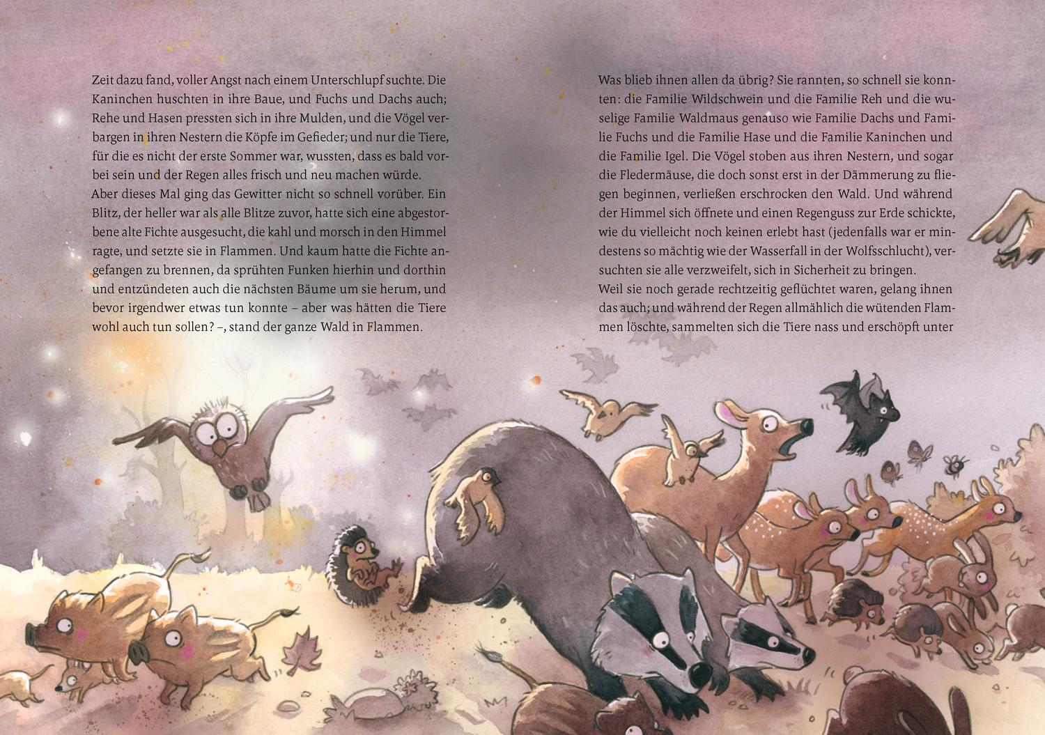 Beispielinhalt (Bild) Vom Fuchs, der ein Reh sein wollte