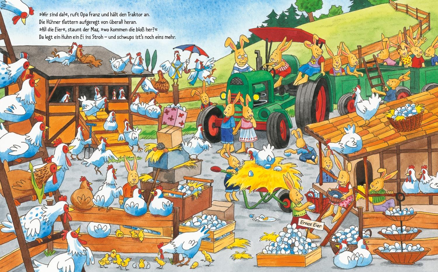 Beispielinhalt (Bild) Ostern mit den Wimmel-Häschen