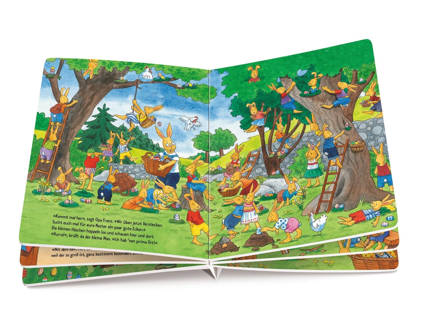 Beispielinhalt (Bild) Ostern mit den Wimmel-Häschen