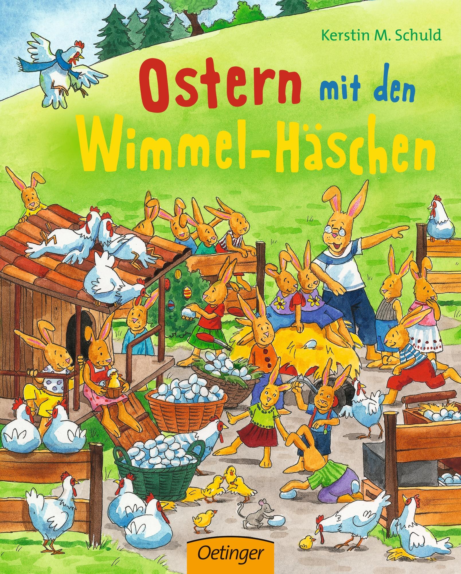 Vorderes Coverbild Ostern mit den Wimmel-Häschen