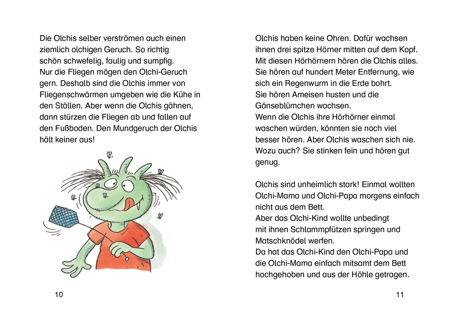 Beispielinhalt (Bild) Die Olchis sind da