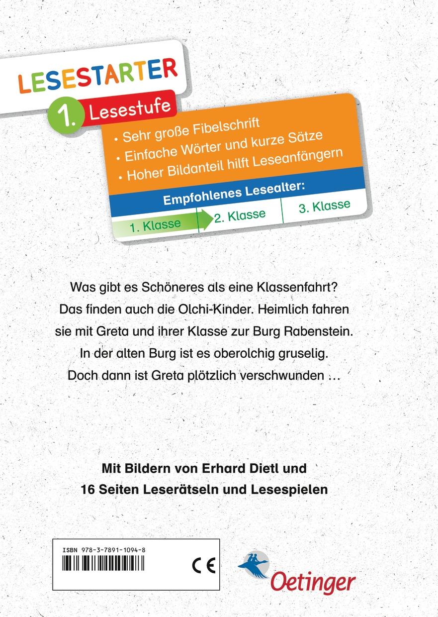 Rückseitencover Die Olchis auf Klassenfahrt