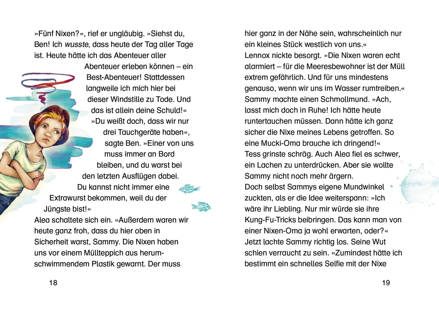 Beispielinhalt (Bild) Alea Aquarius. Die Magie der Nixen