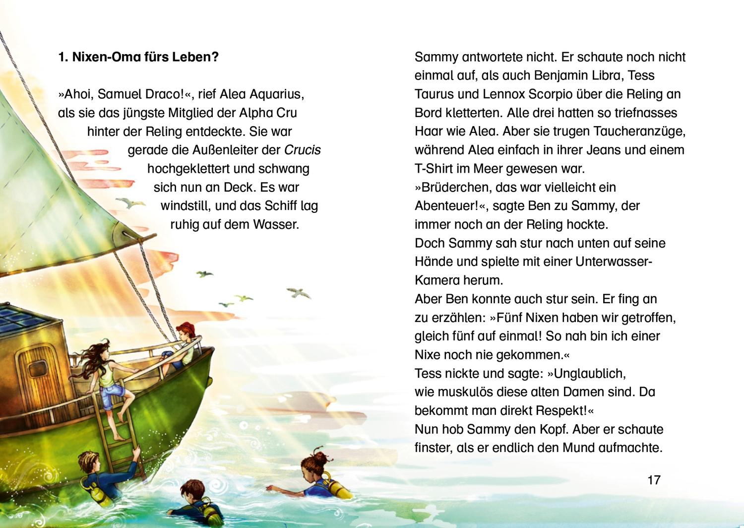 Beispielinhalt (Bild) Alea Aquarius. Die Magie der Nixen
