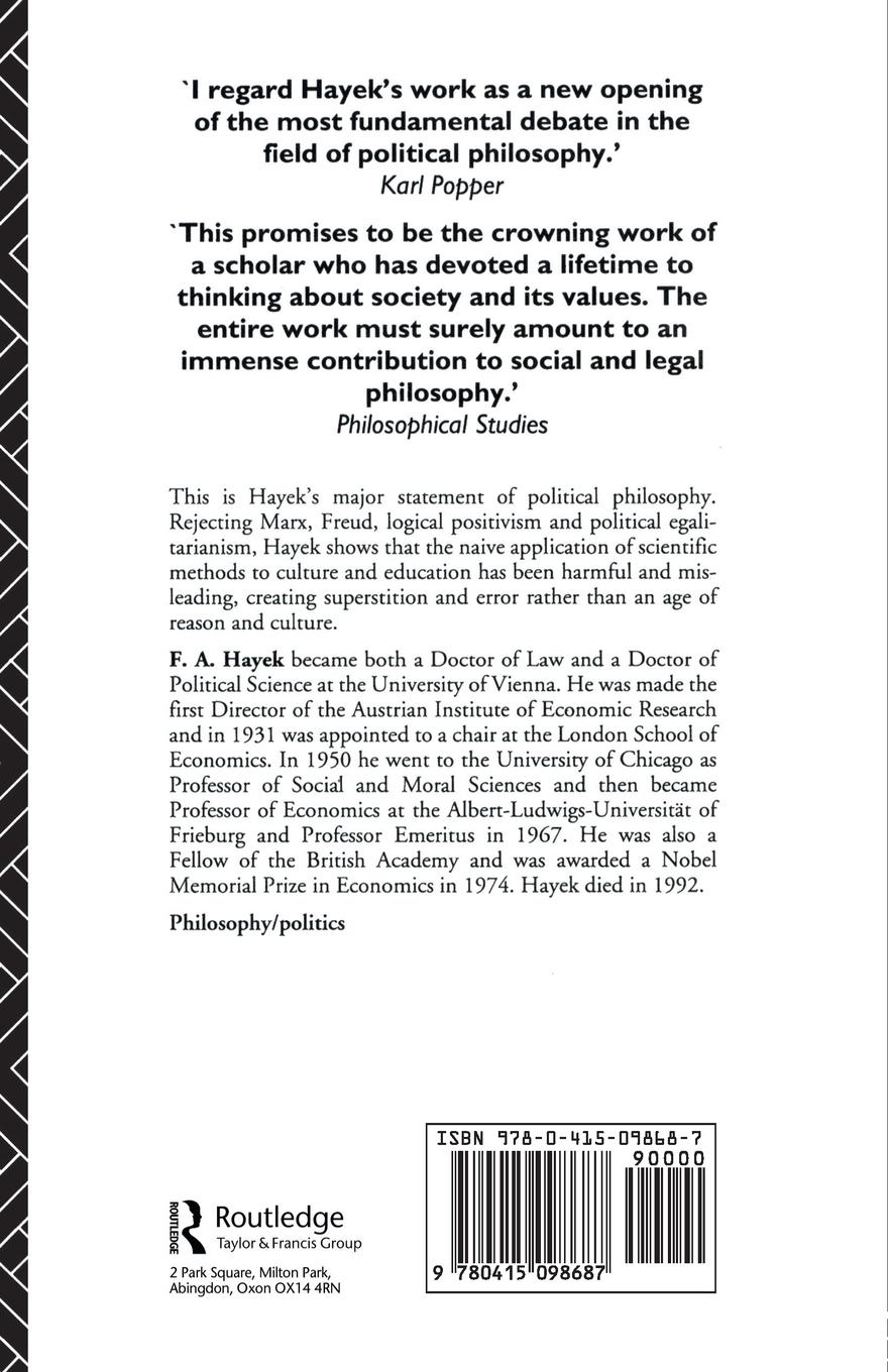 Rückseitencover Law, Legislation and Liberty