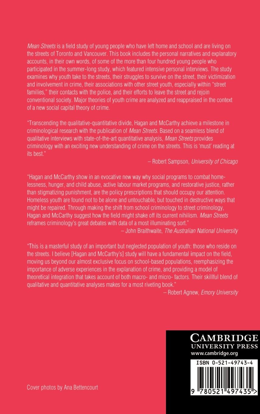 Rückseitencover Mean Streets