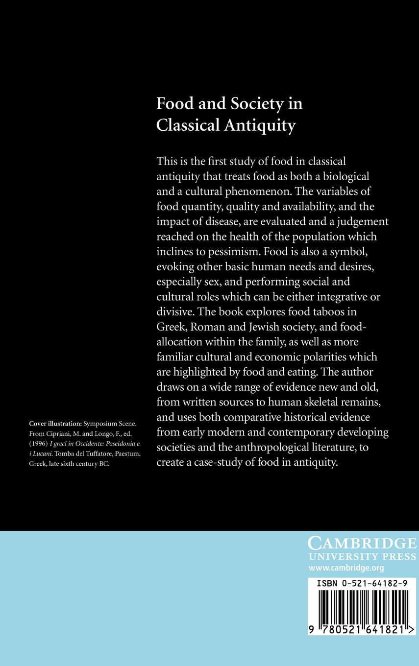 Rückseitencover Food and Society in Classical Antiquity