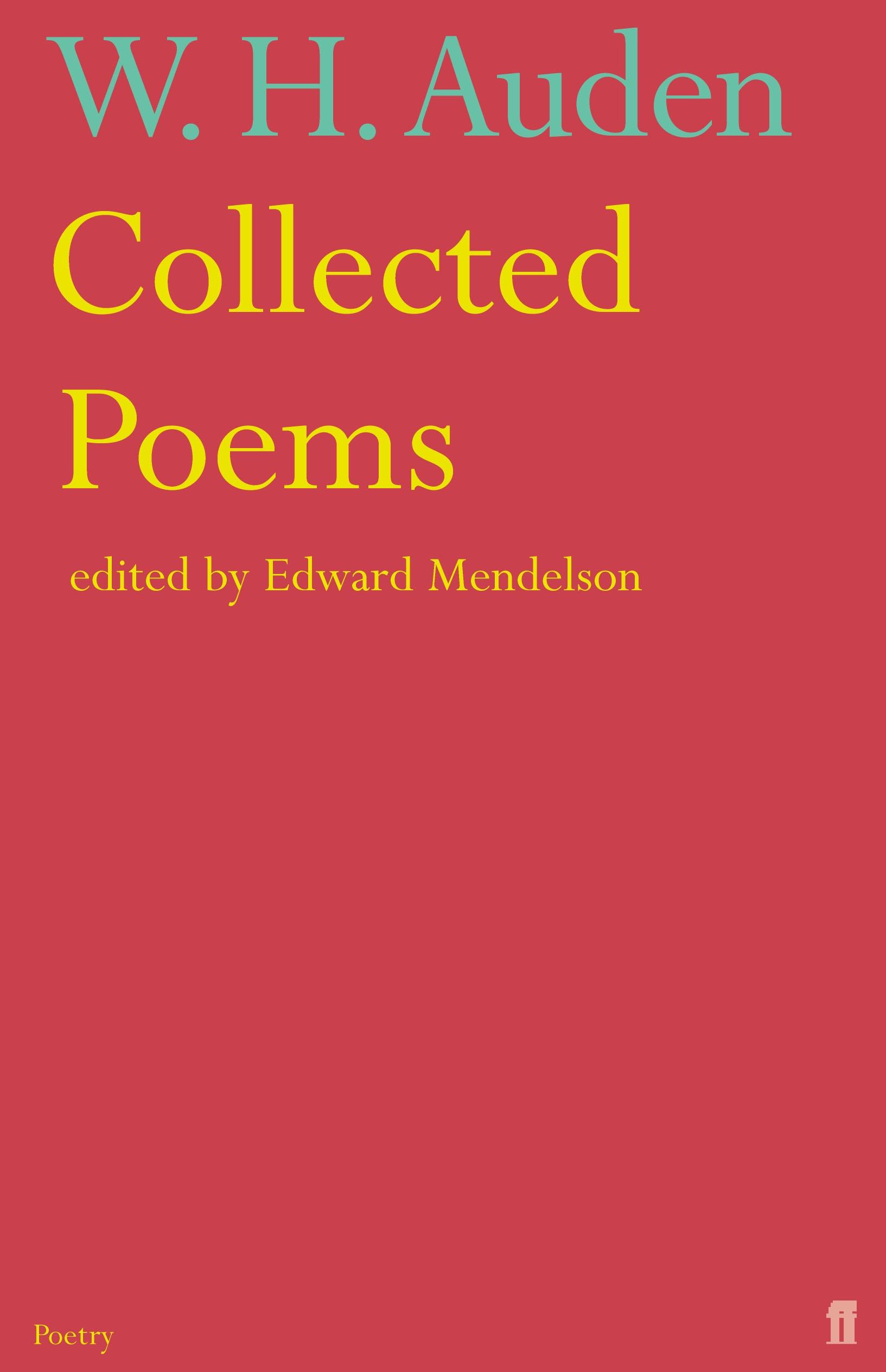 Vorderes Coverbild Collected Auden