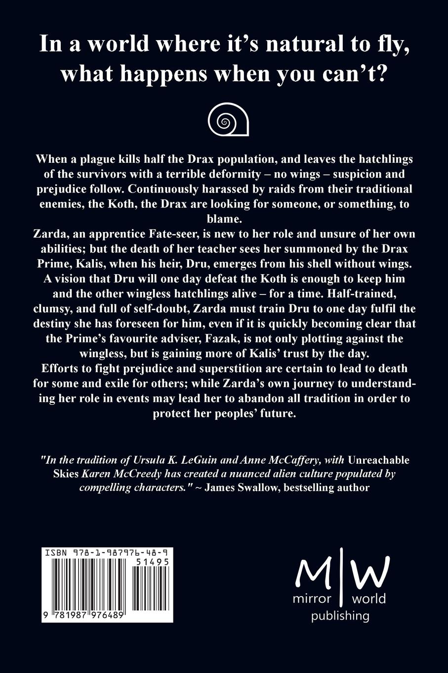 Rückseitencover Unreachable Skies