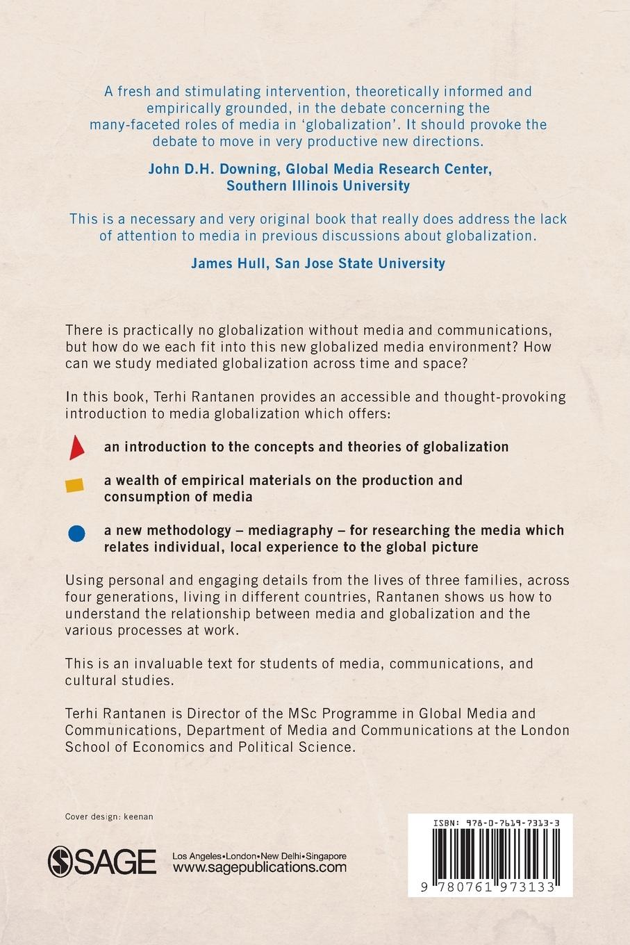 Rückseitencover The Media and Globalization