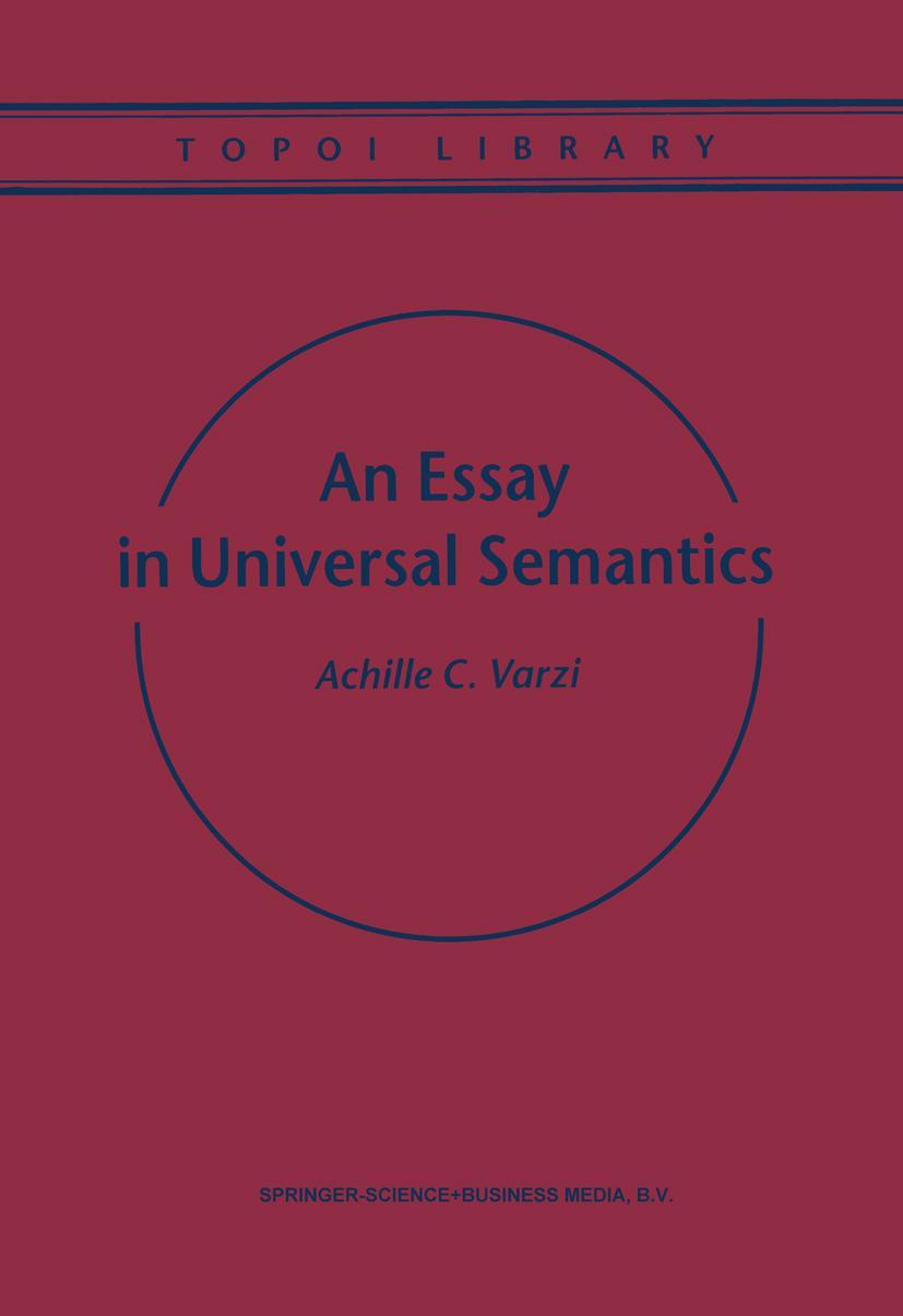Vorderes Coverbild An Essay in Universal Semantics