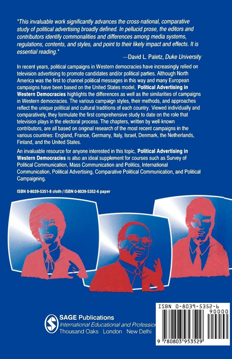 Rückseitencover Political Advertising in Western Democracies