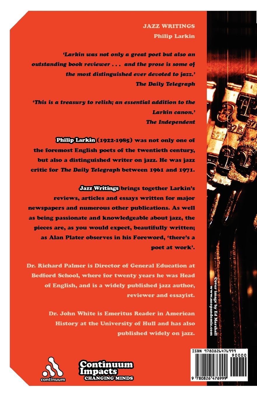 Rückseitencover Jazz Writings