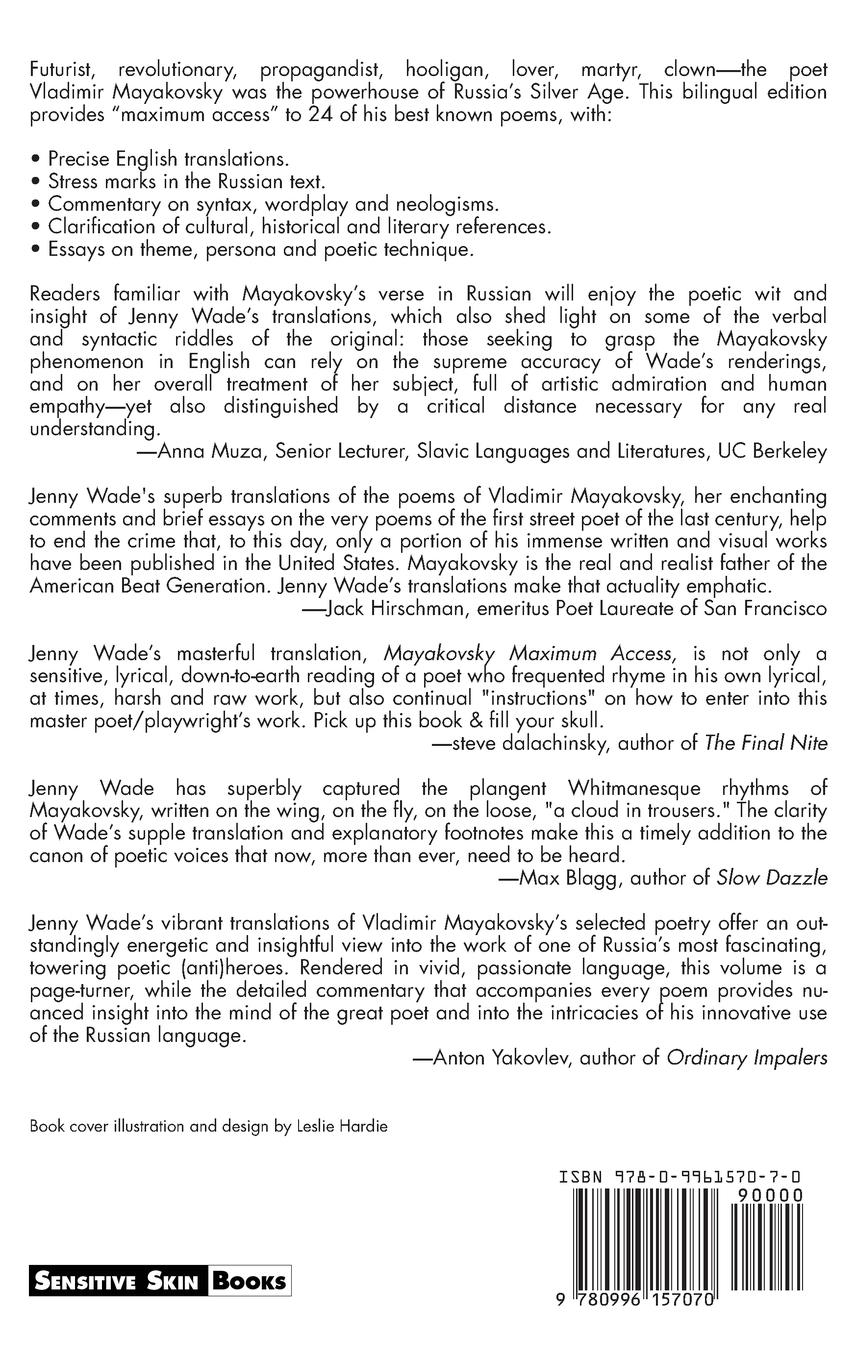 Rückseitencover Mayakovsky Maximum Access