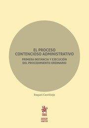 Vorderes Coverbild El proceso contencioso-administrativo