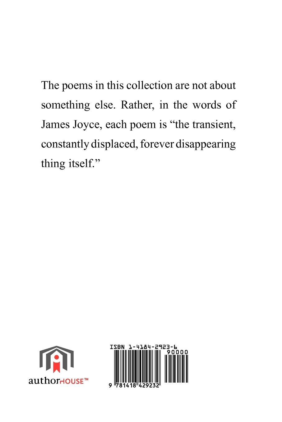 Rückseitencover CELESTIAL DISCHARGE AND OTHER POEMS