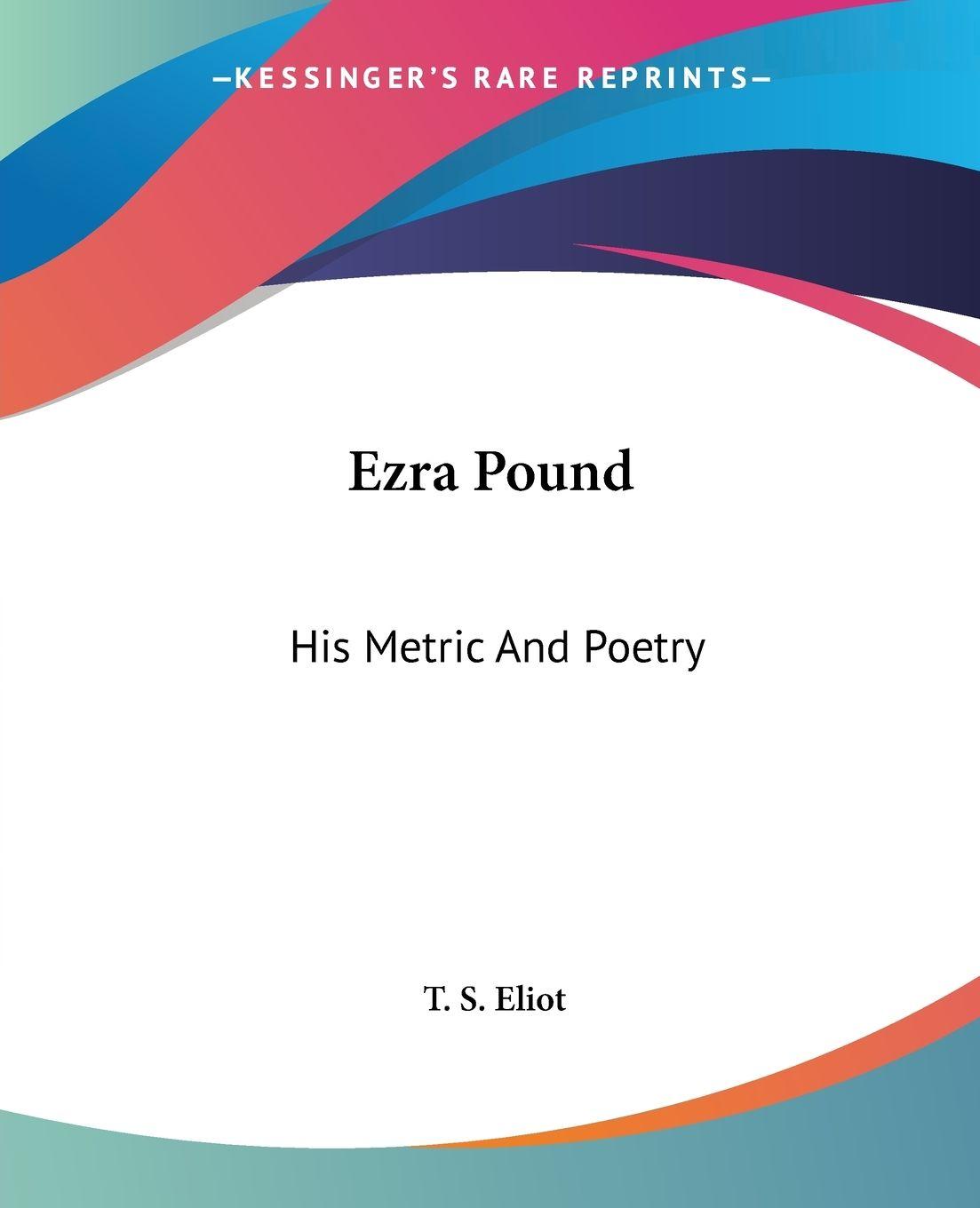 Vorderes Coverbild Ezra Pound