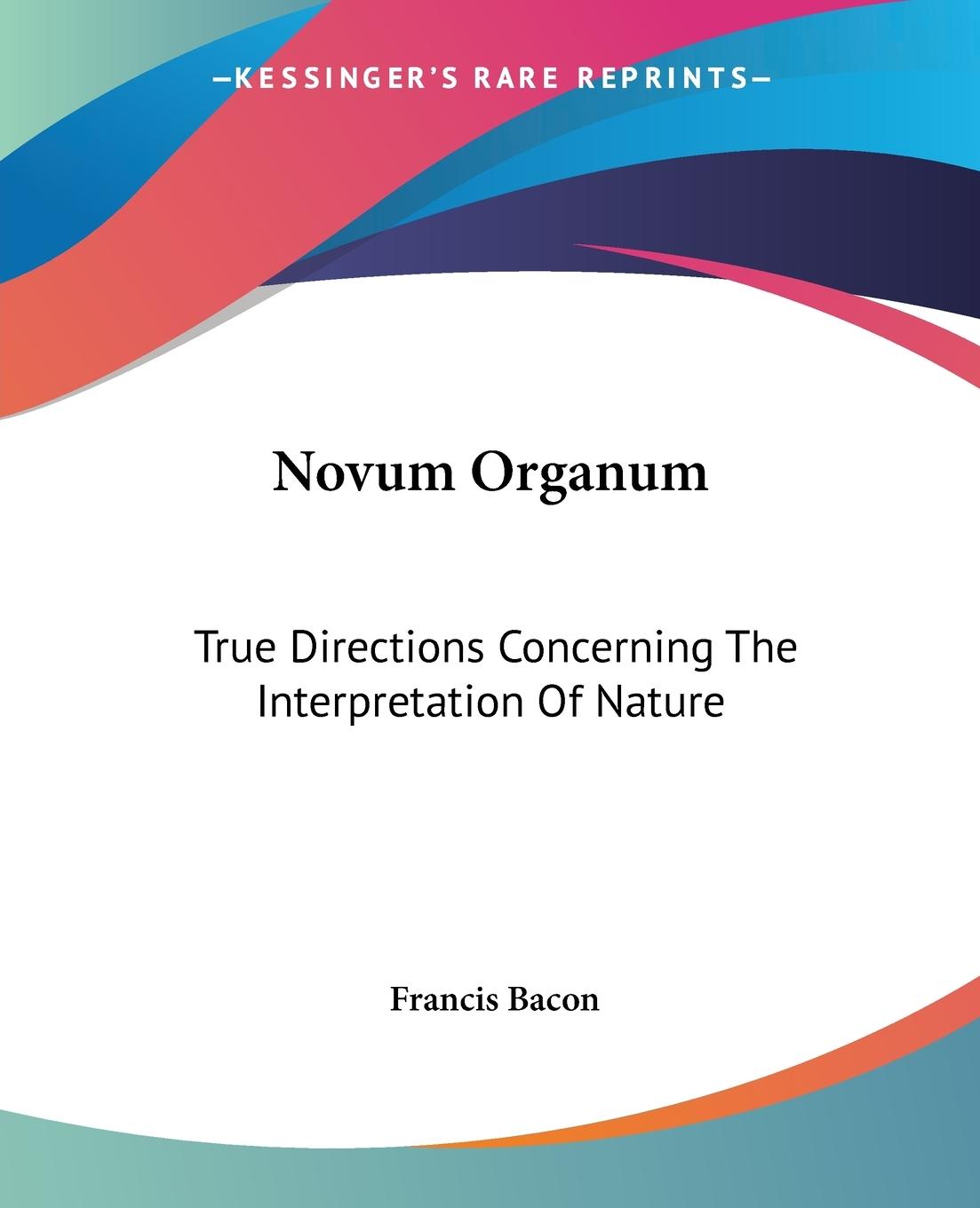 Vorderes Coverbild Novum Organum