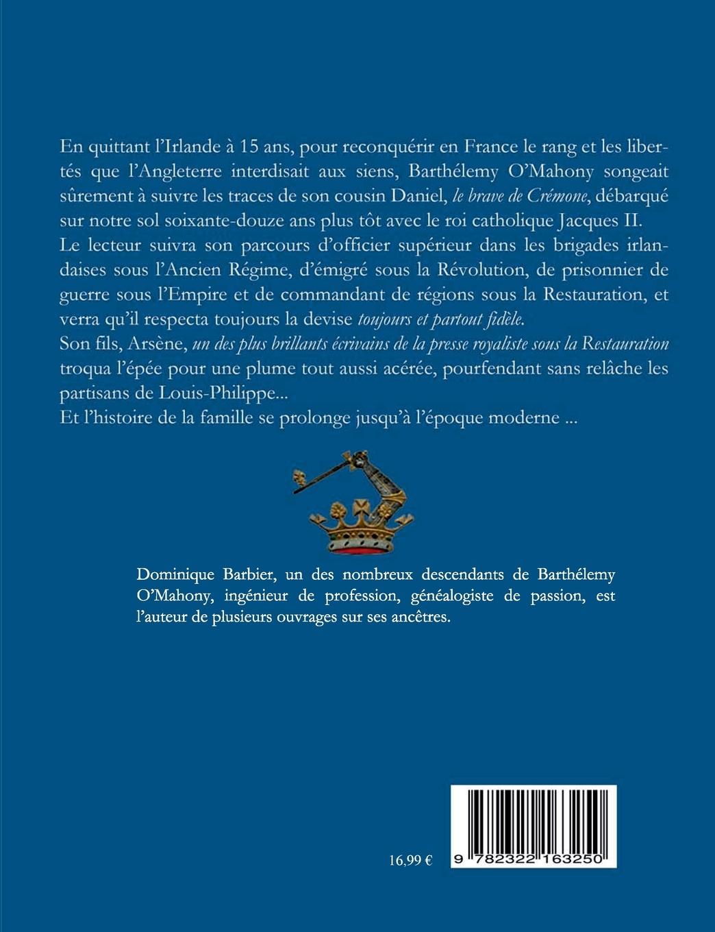 Rückseitencover Un gentilhomme irlandais au service du roi de France