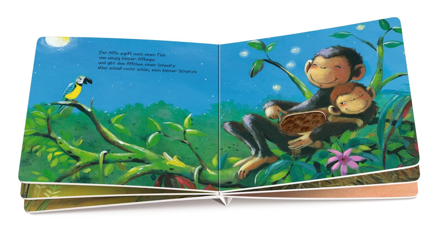 Beispielinhalt (Bild) Wie kleine Tiere schlafen gehen