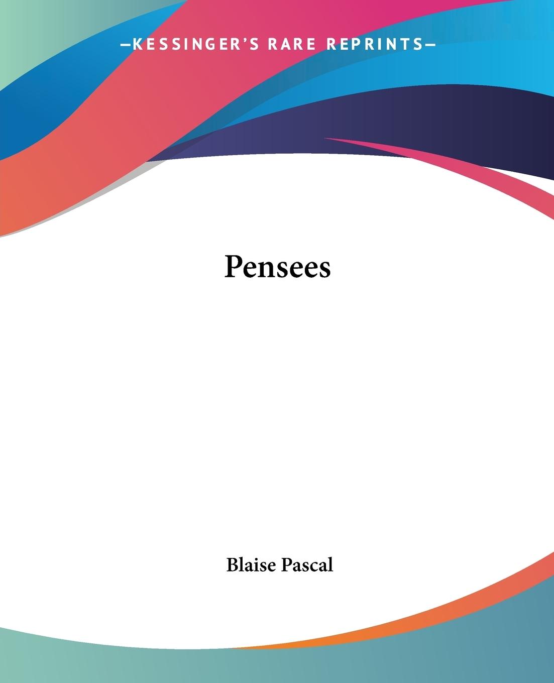 Vorderes Coverbild Pensees