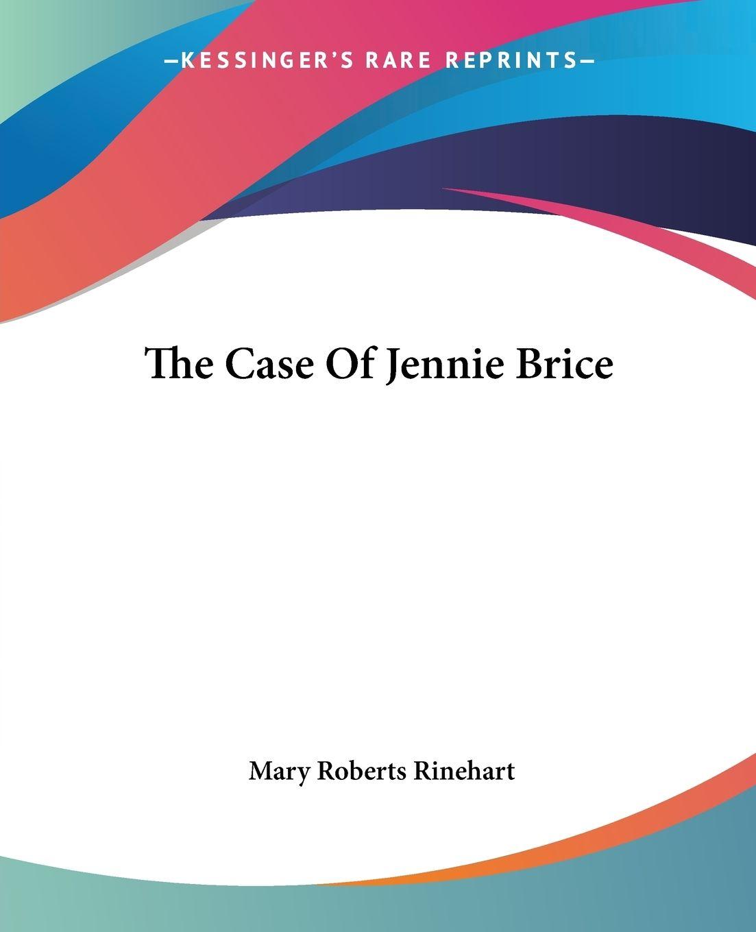 Vorderes Coverbild The Case Of Jennie Brice