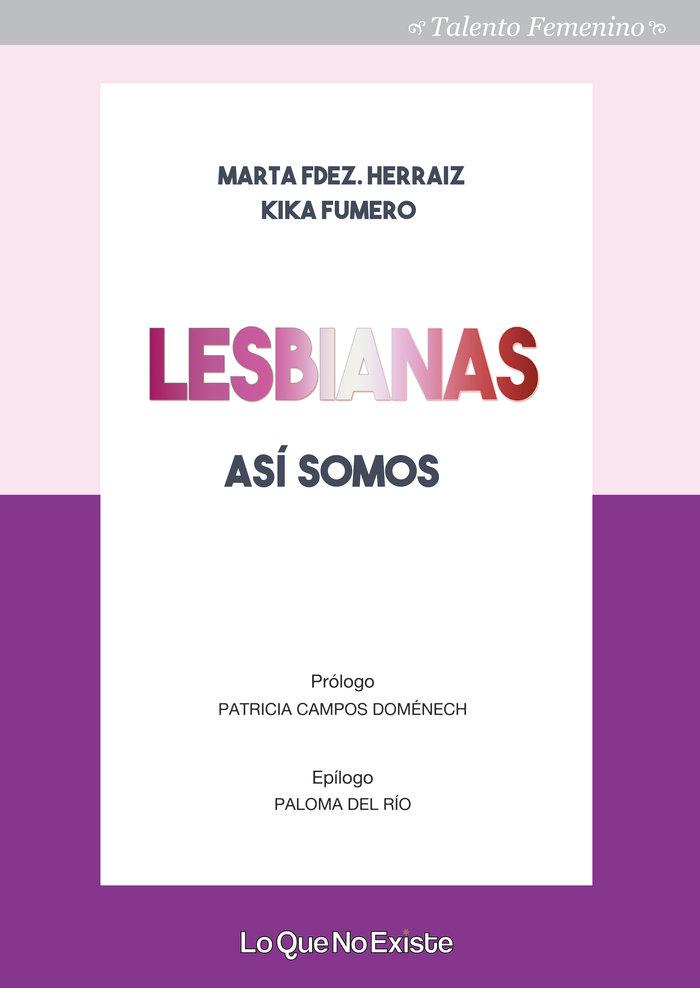 Vorderes Coverbild Lesbianas, así somos