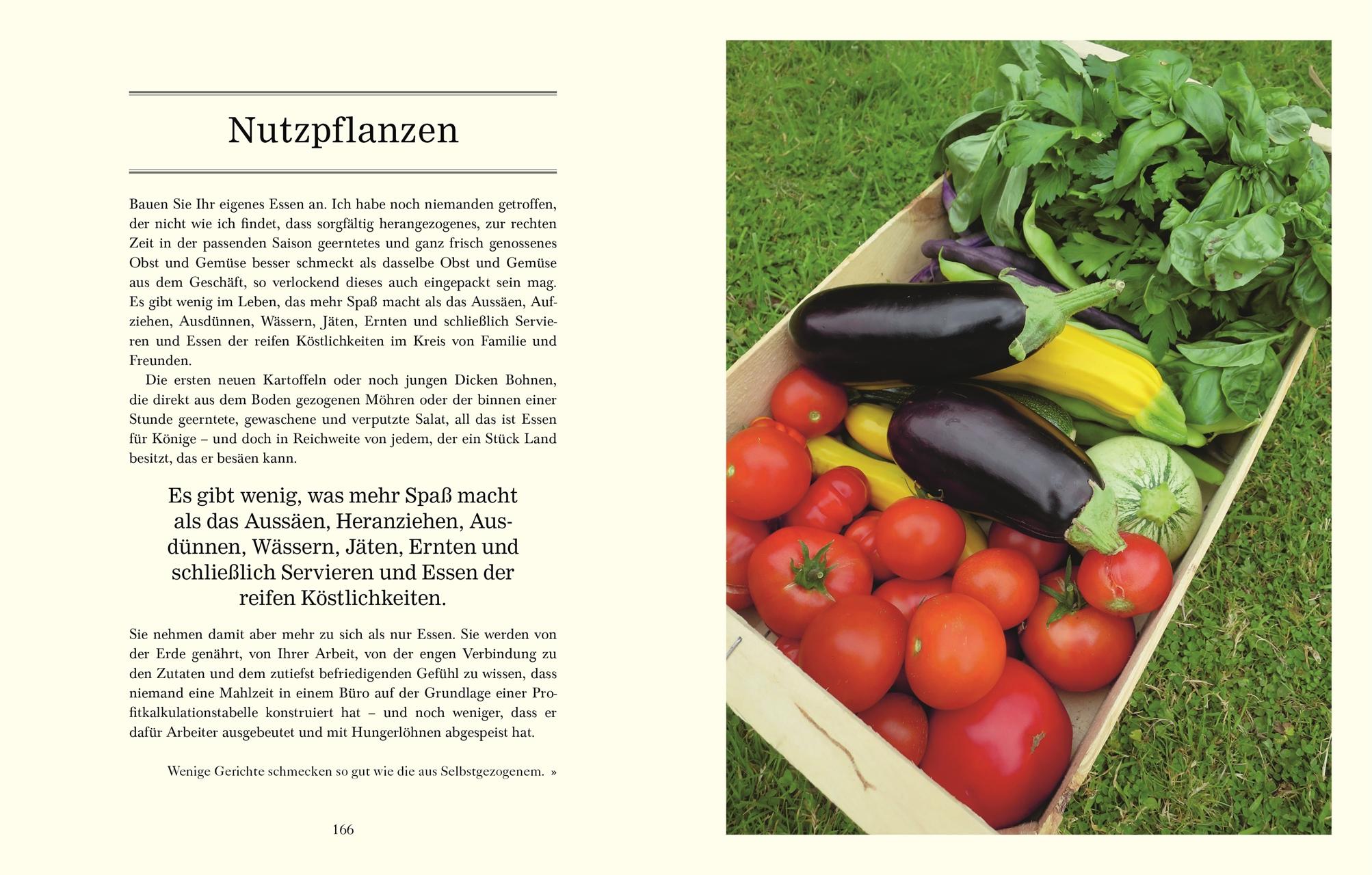 Beispielinhalt (Bild) Über das Gärtnern