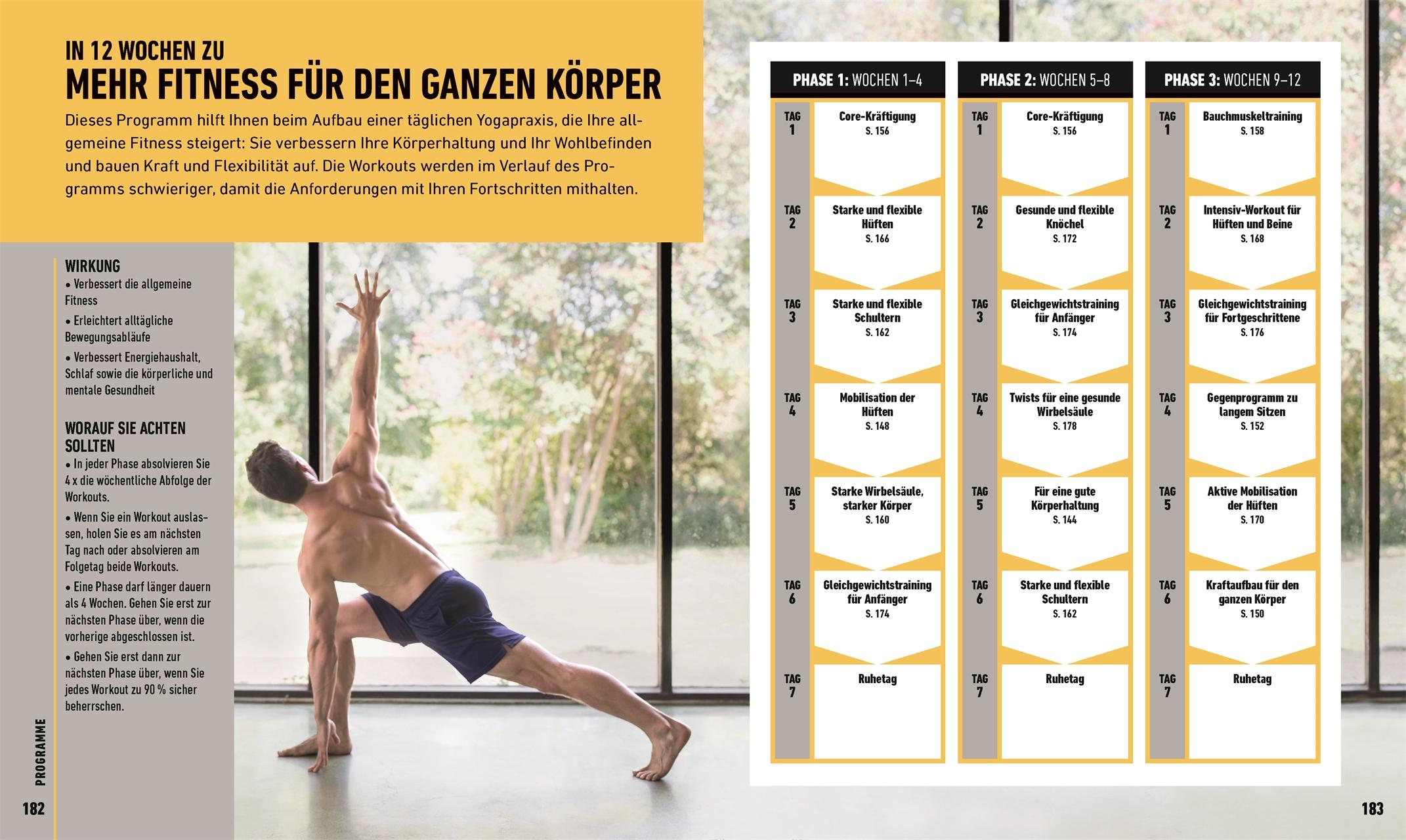 Beispielinhalt (Bild) Yoga-Workouts für Männer