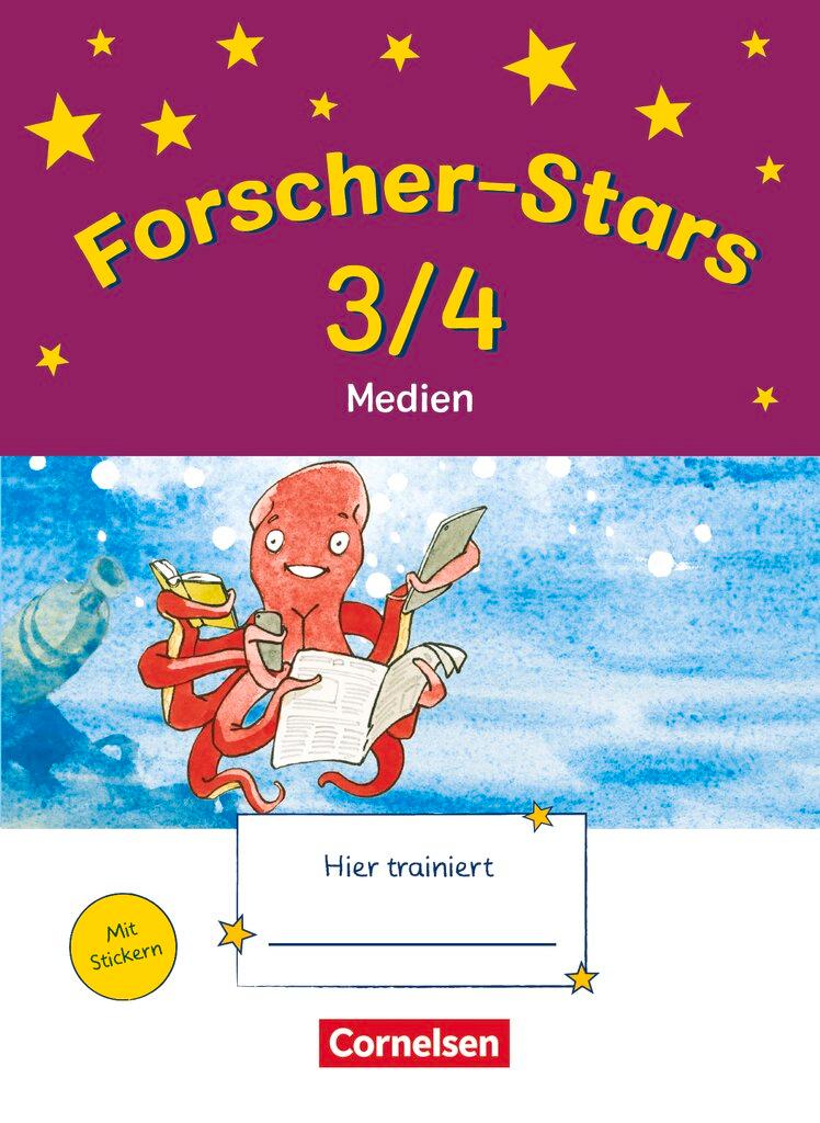 Vorderes Coverbild Forscher-Stars 3./4. Schuljahr - Medien