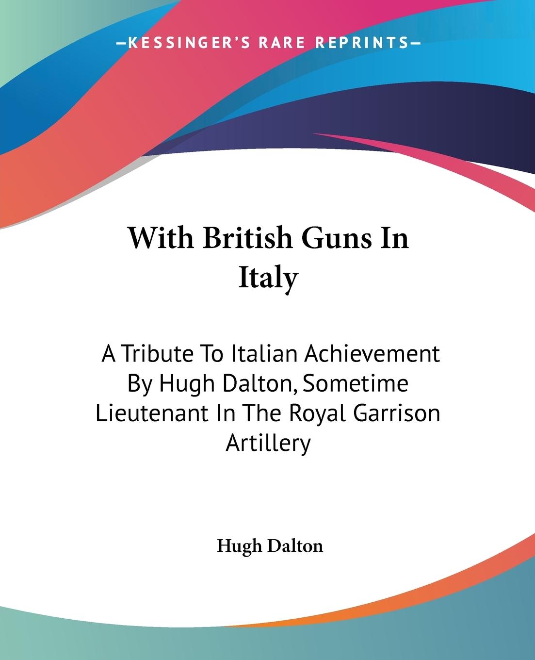 Vorderes Coverbild With British Guns In Italy