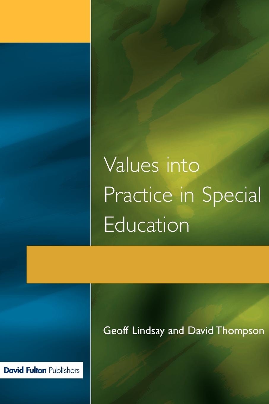 Vorderes Coverbild Values into Practice in Special Education