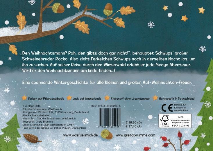 Beispielinhalt (Bild) Schwups sucht den Weihnachtsmann