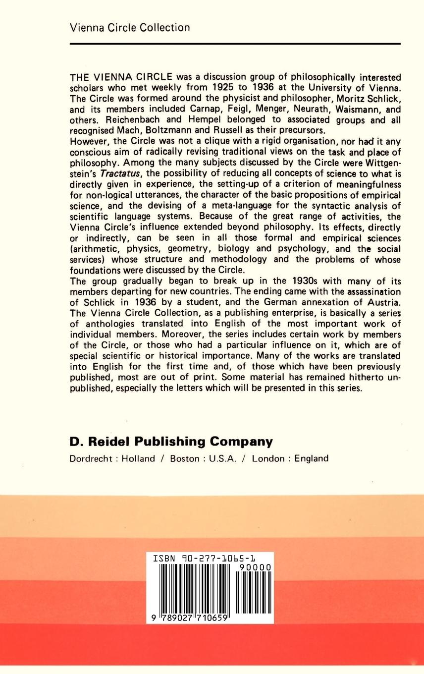 Rückseitencover Empiricism, Logic and Mathematics